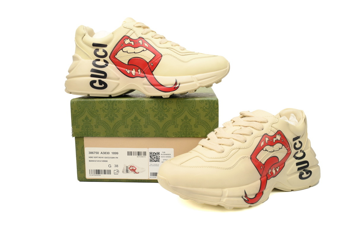 Gucci Rhyton Chunky Sneakers 'Tongue Print'