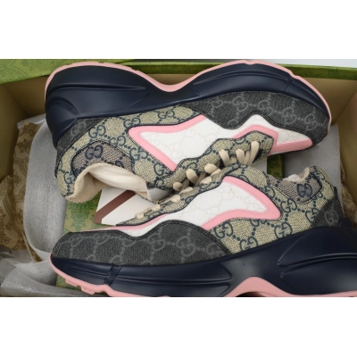 Gucci Rhyton GG Supreme 'Pink Blue' 02