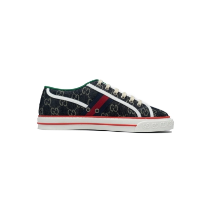 Gucci Tennis 1977 Denim 'Navy Red Stripe' 02