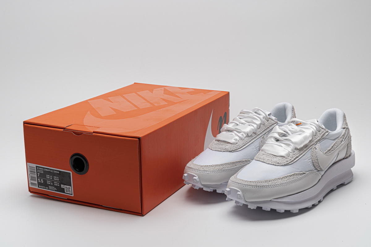 Nike LD Waffle Sacai White Nylon BV0073-101
