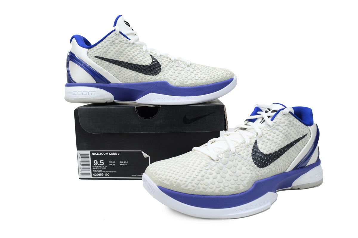 Nike Zoom Kobe 6 'Concord' 429659-100