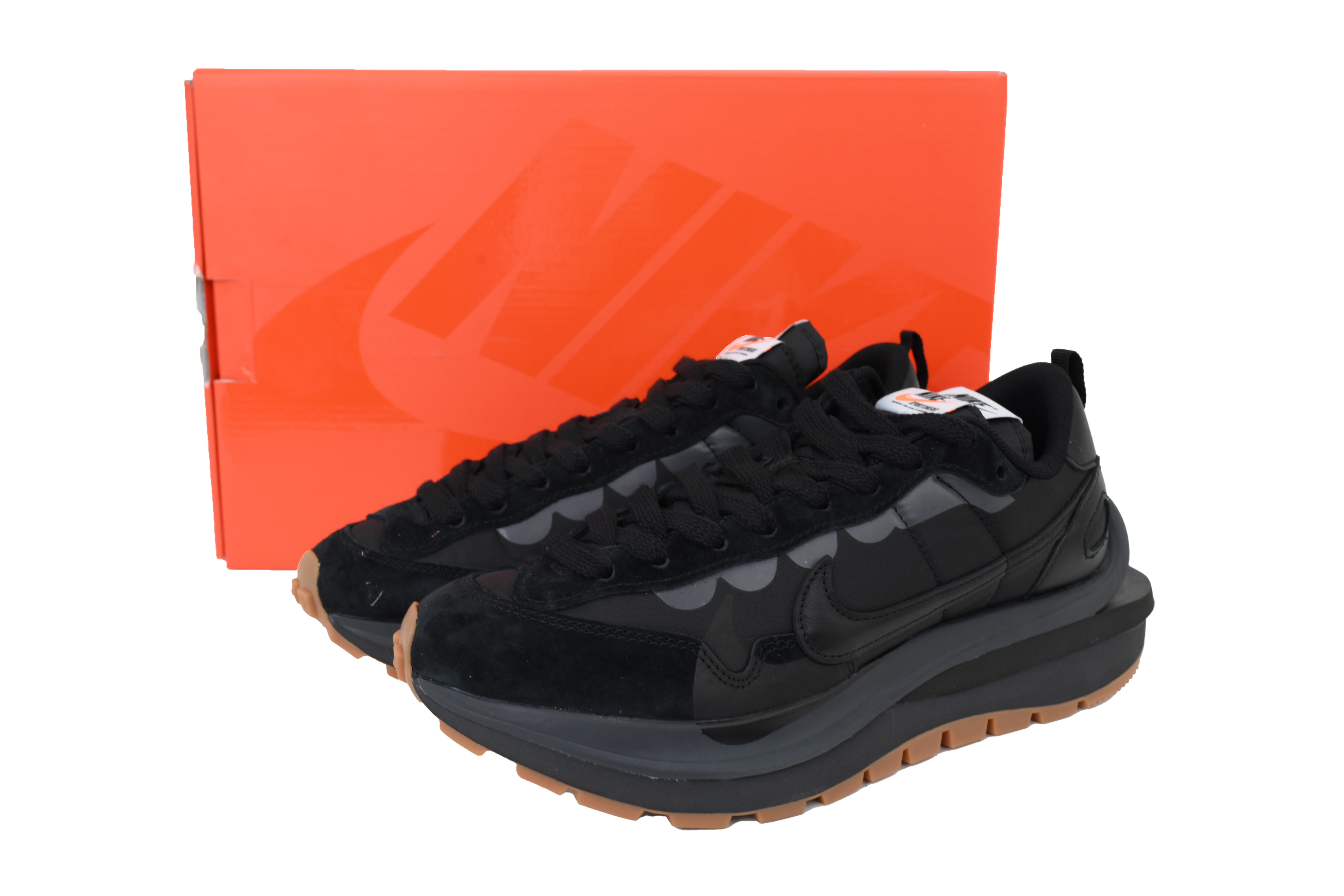 Sacai x Nike VaporWaffle Black and Gum DD1875-001
