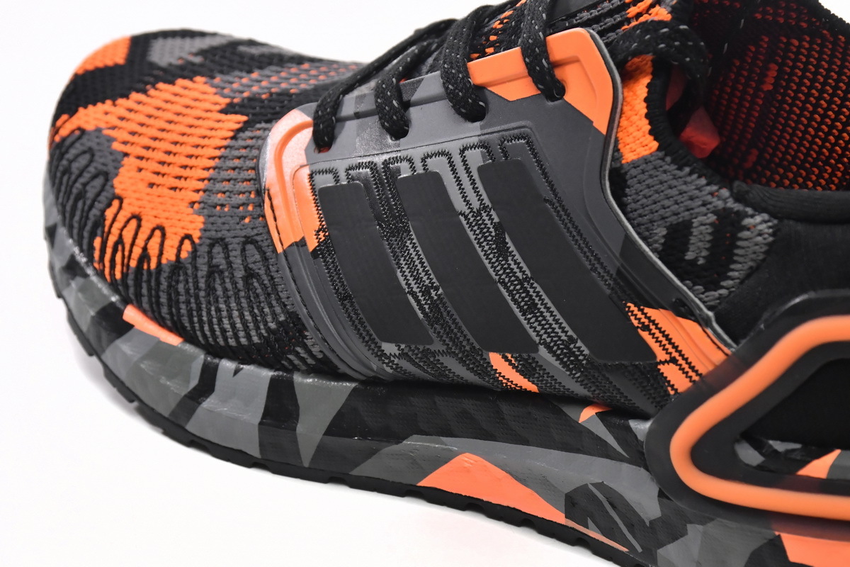 Adidas Ultra Boost 20 Black Signal Orange FV8330