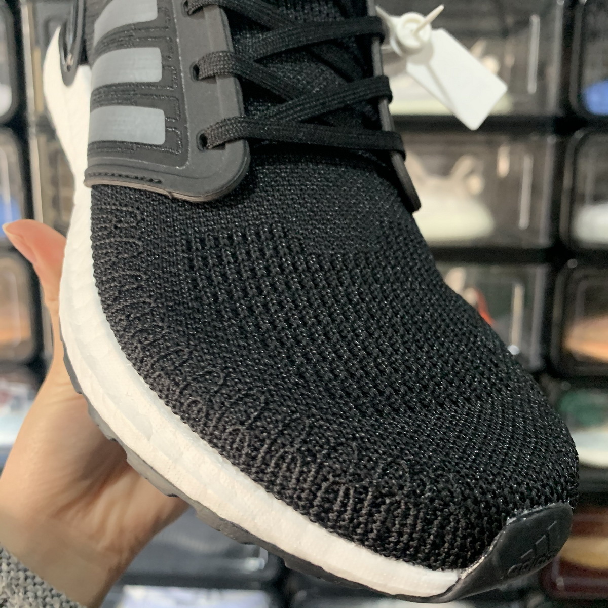 Adidas Ultra Boost 20 CONSORTIUM Black White Real Boost EF1043