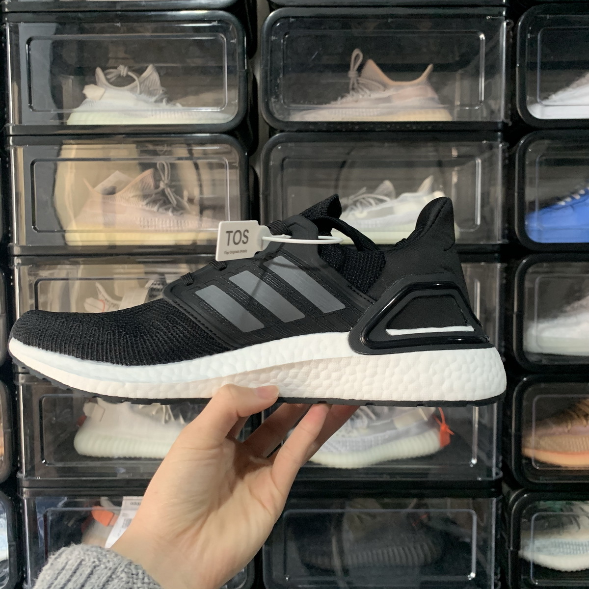 Adidas Ultra Boost 20 CONSORTIUM Black White Real Boost EF1043