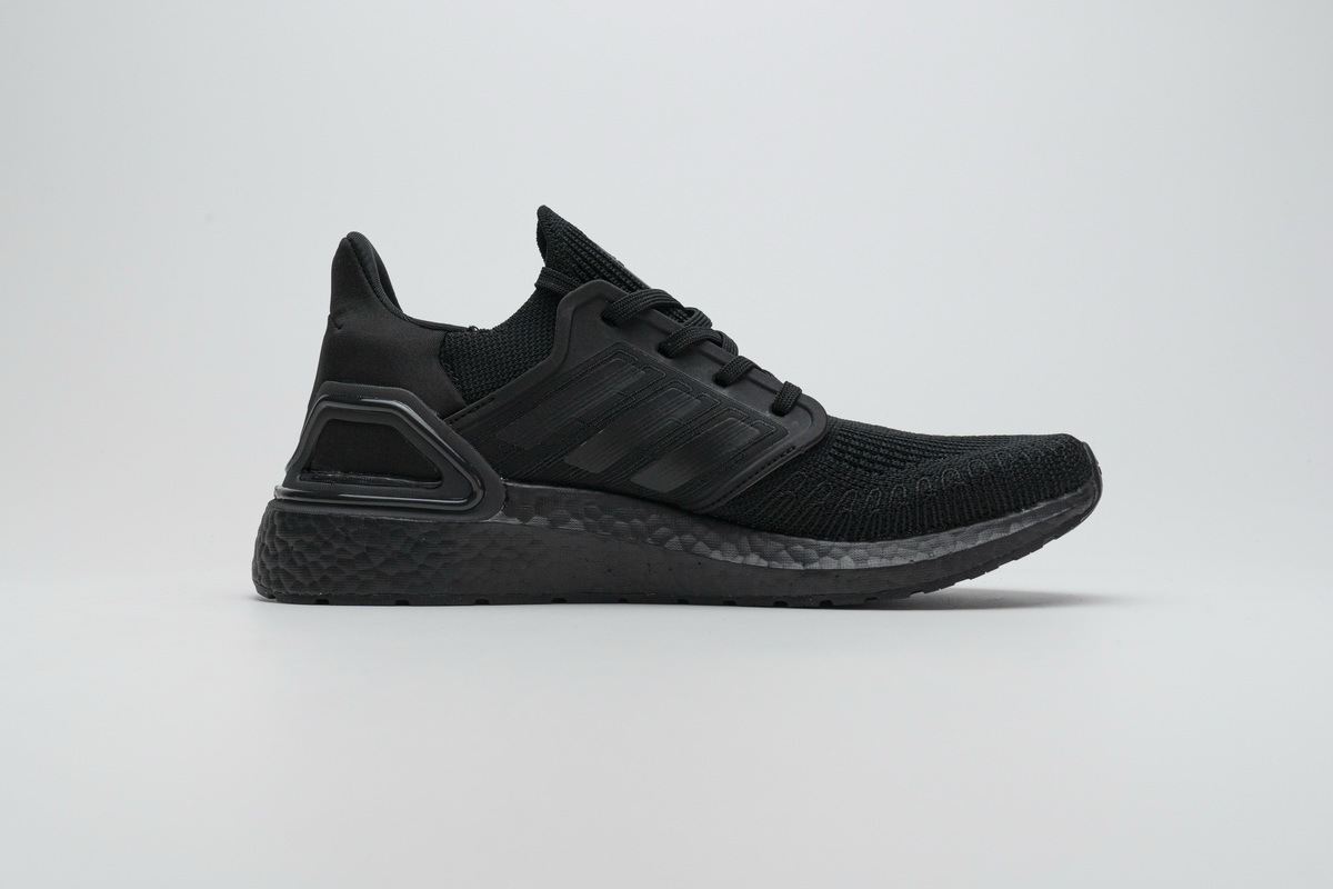 Adidas Ultra Boost 20 CONSORTIUM Triple Black Real Boost EG0691