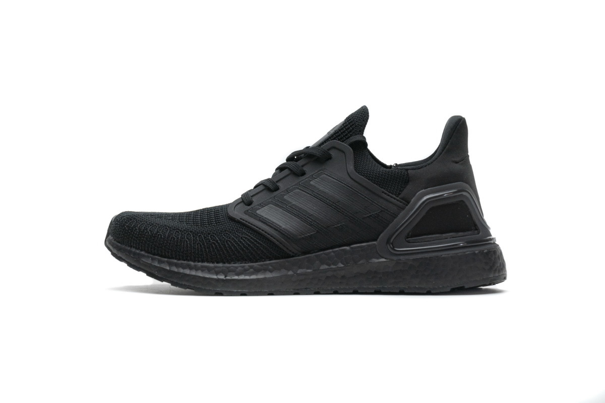 Adidas Ultra Boost 20 CONSORTIUM Triple Black Real Boost EG0691