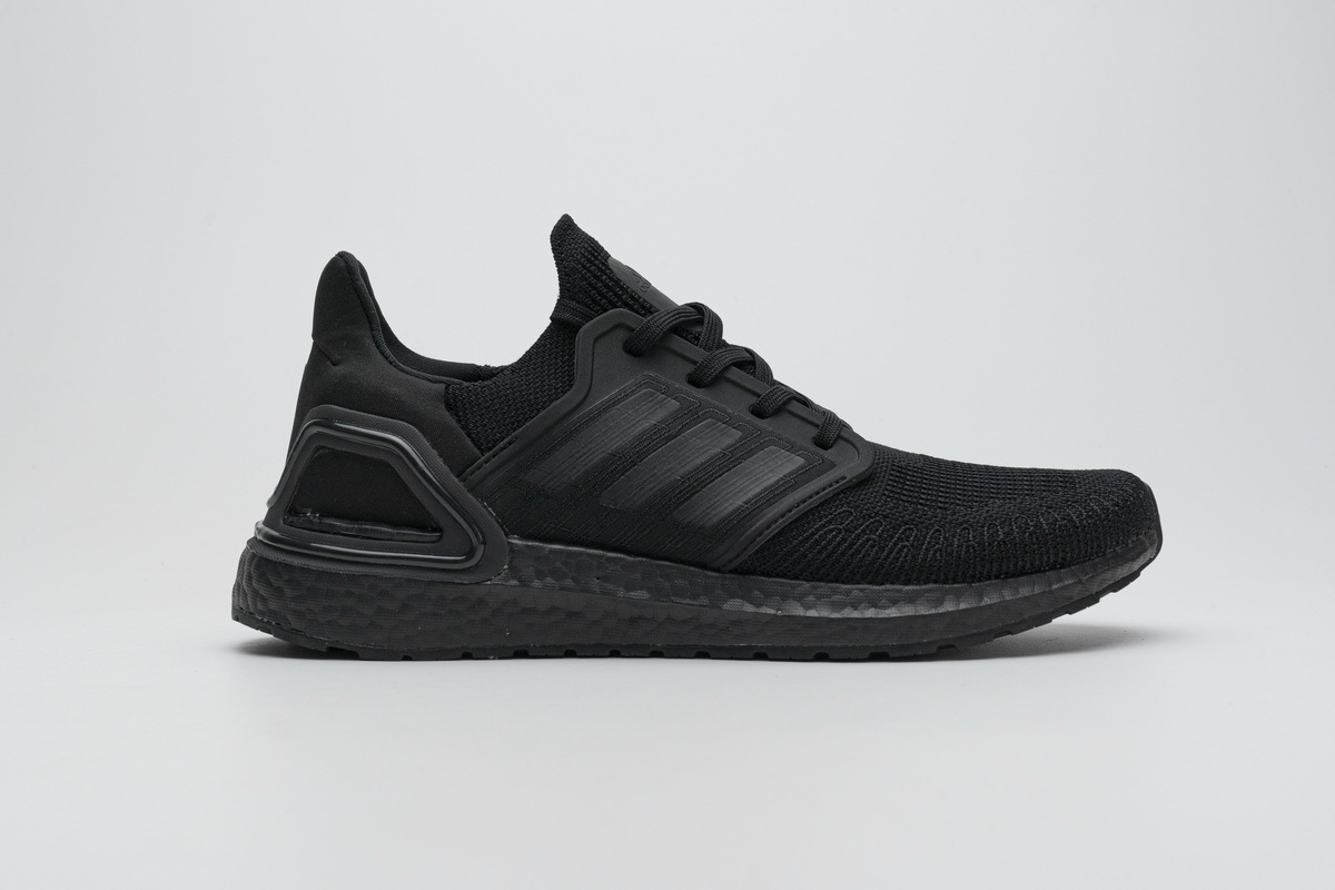 Adidas Ultra Boost 20 CONSORTIUM Triple Black Real Boost EG0691