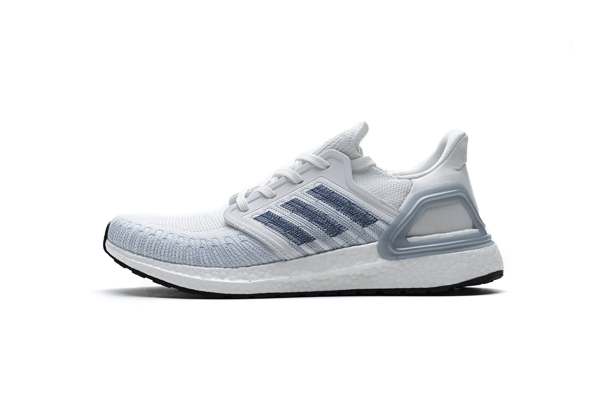 Adidas Ultra Boost 20 White Light Blue FY3454