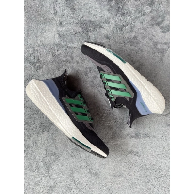 Adidas Ultra Boost 21 Black and Sub Green FZ1923 01