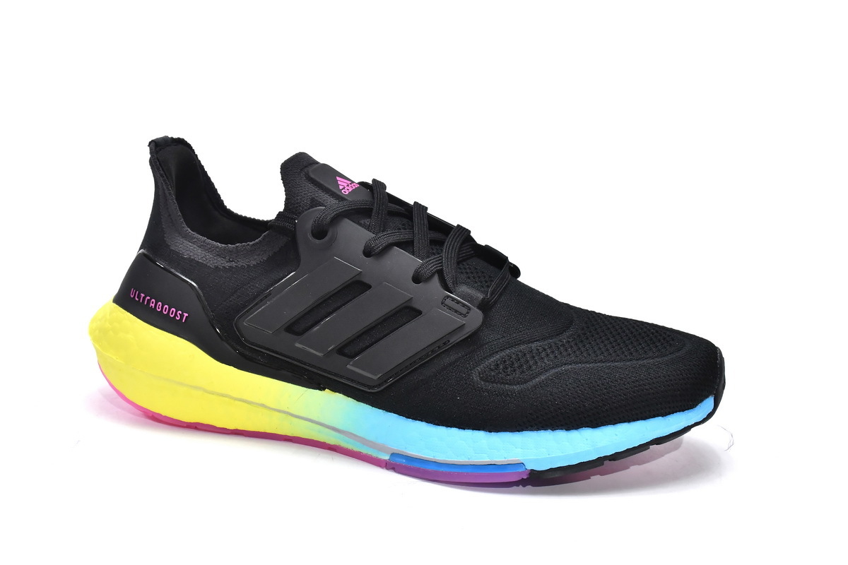 Adidas Ultra Boost 22 Black Gradient Yellow GV8829