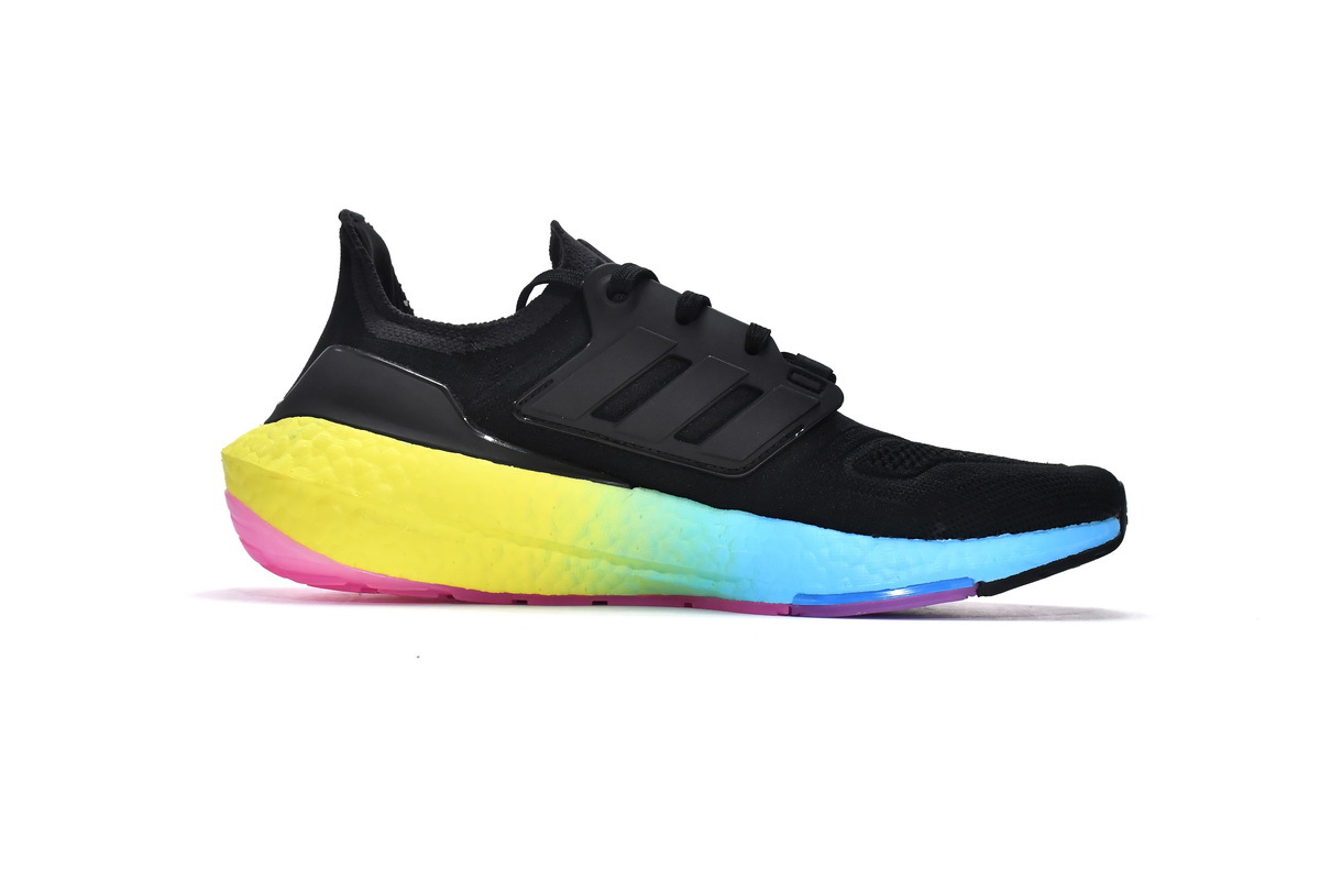 Adidas Ultra Boost 22 Black Gradient Yellow GV8829