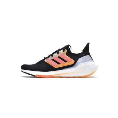 Adidas Ultra Boost 22 Black Red Orange GX5464 01