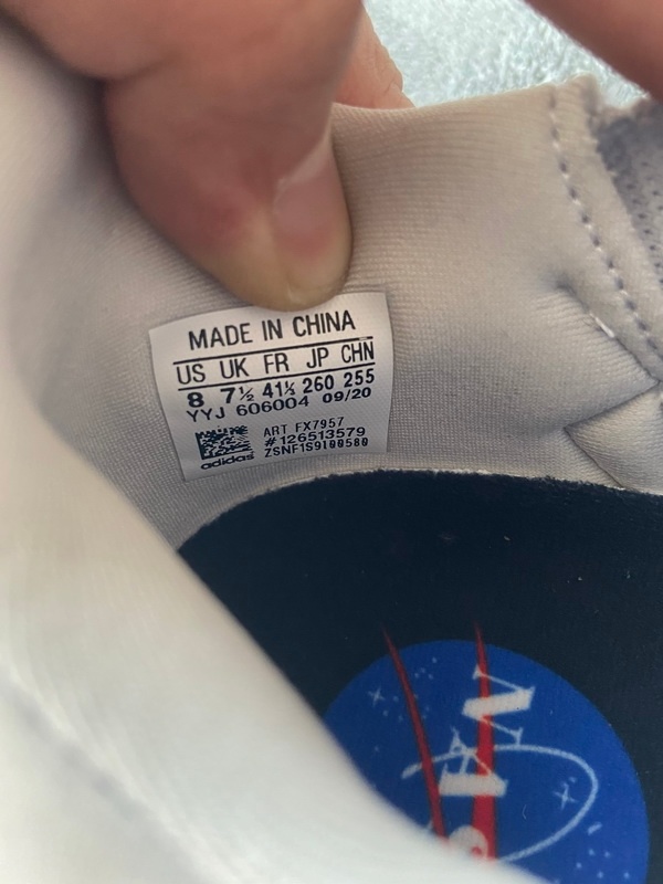 NASA x Adidas Ultra Boost 20 DNA FX7957