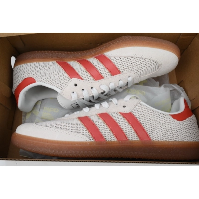 Adidas Samba OG 'Crystal White Preloved Red' IG1380 02