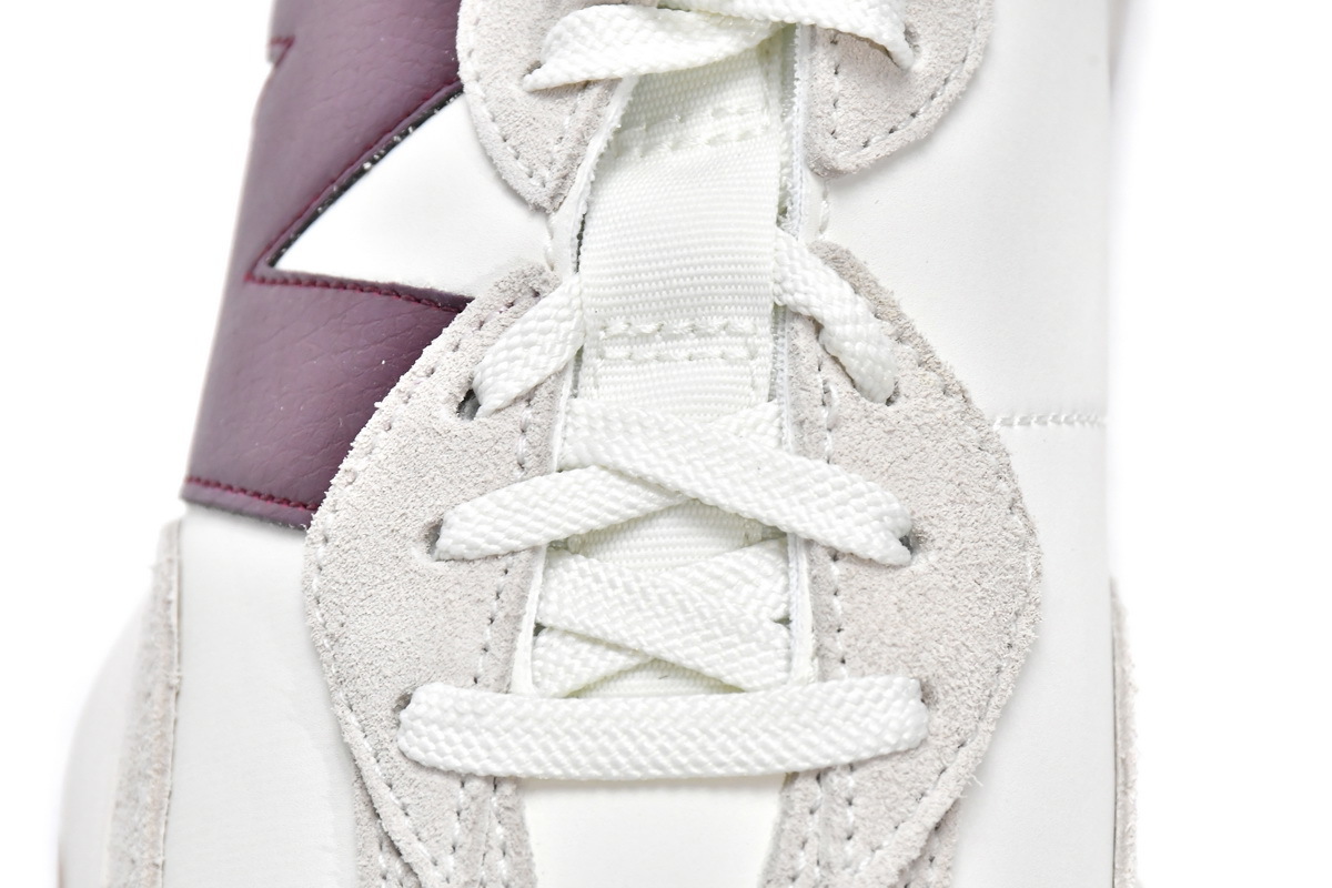 New Balance 327 White Dark Red WS327KA