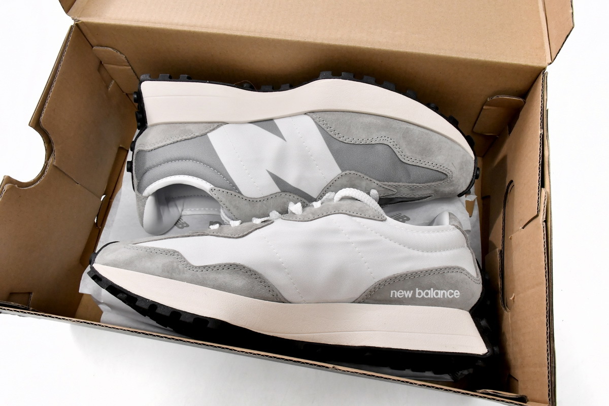 New Balance 327 White Grey MS327LAB