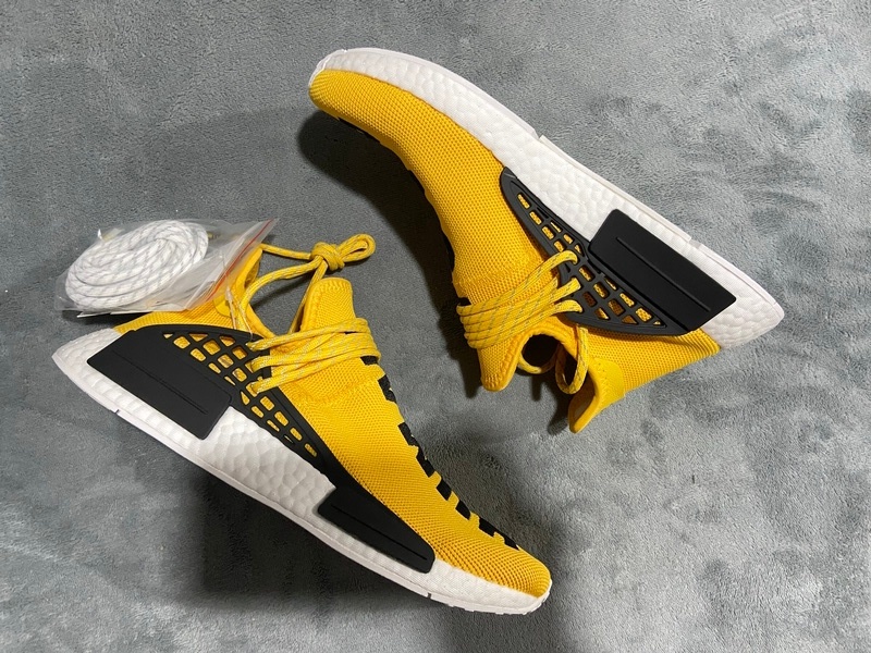 Pharrell Williams x Adidas NMD Human Race 'Yellow' Real Boost BB0619