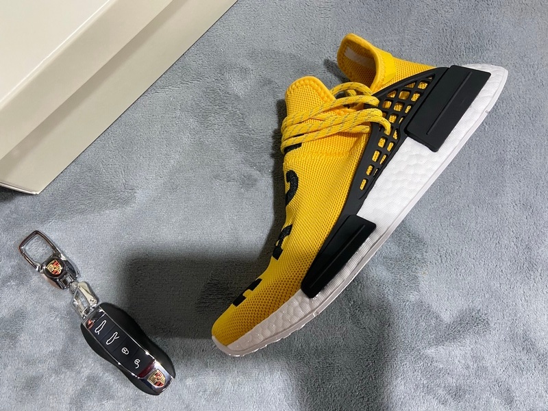 Pharrell Williams x Adidas NMD Human Race 'Yellow' Real Boost BB0619