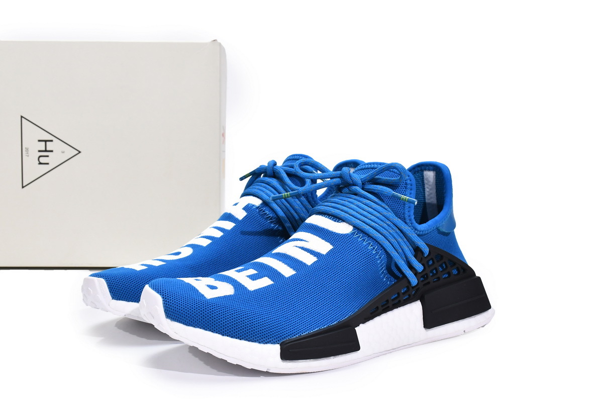 Pharrell Williams x Adidas Originals NMD HU 'Human Being Sharp Blue' BB0618