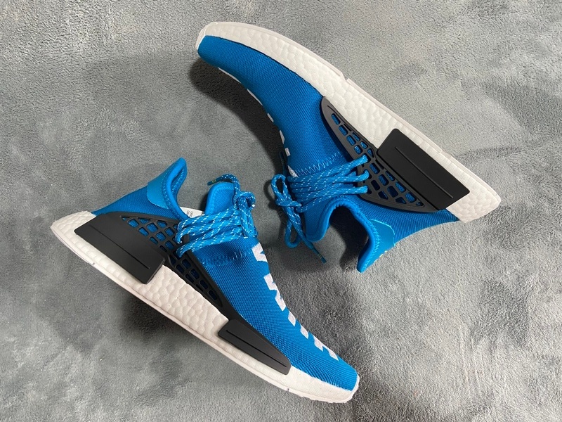 Pharrell Williams x Adidas Originals NMD HU 'Human Being Sharp Blue' BB0618