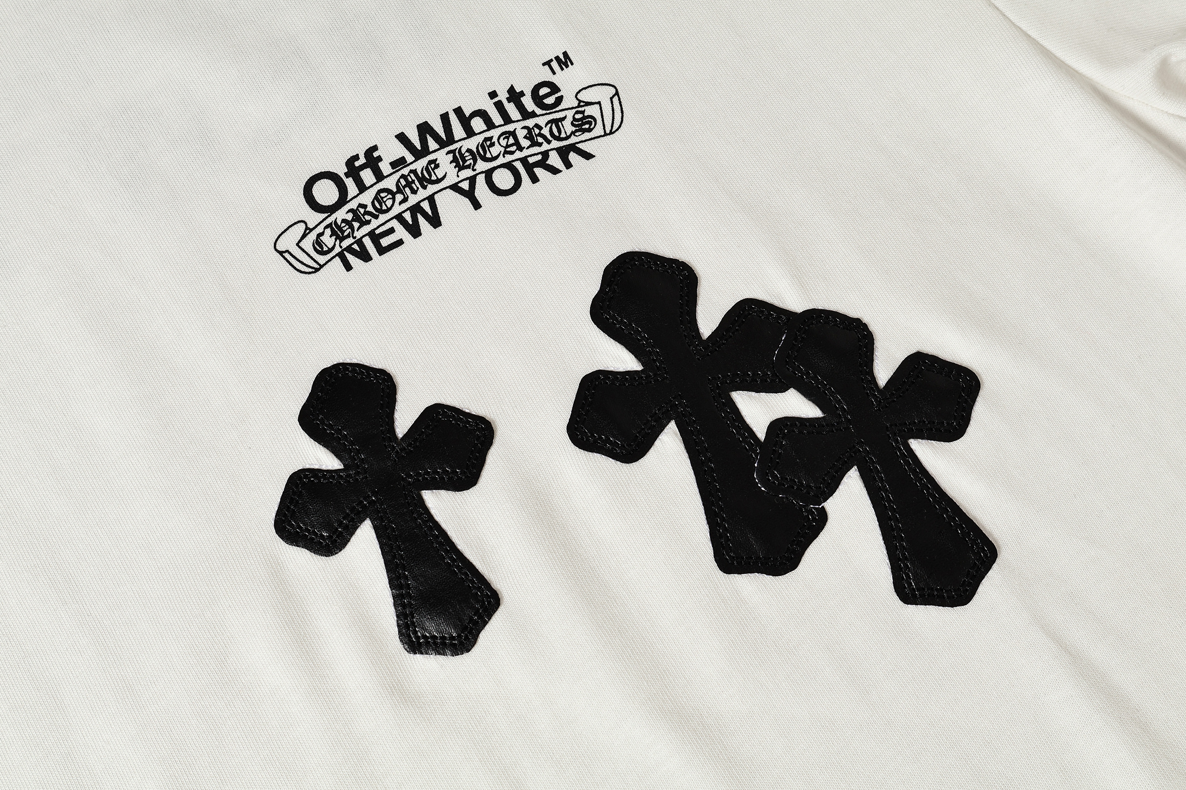 Chrome Hearts T-Shirt 2011 Black White P130