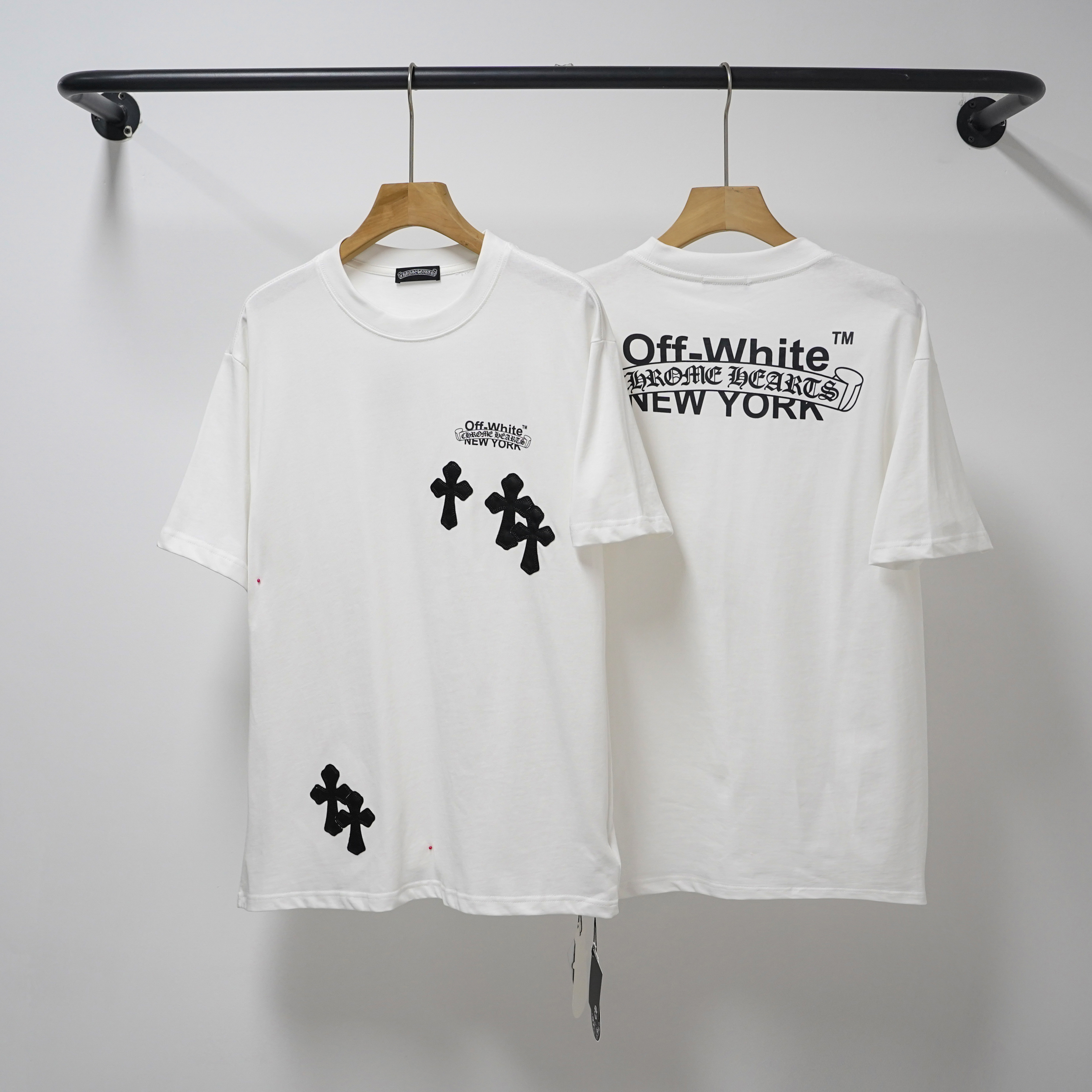 Chrome Hearts T-Shirt 2011 Black White P130