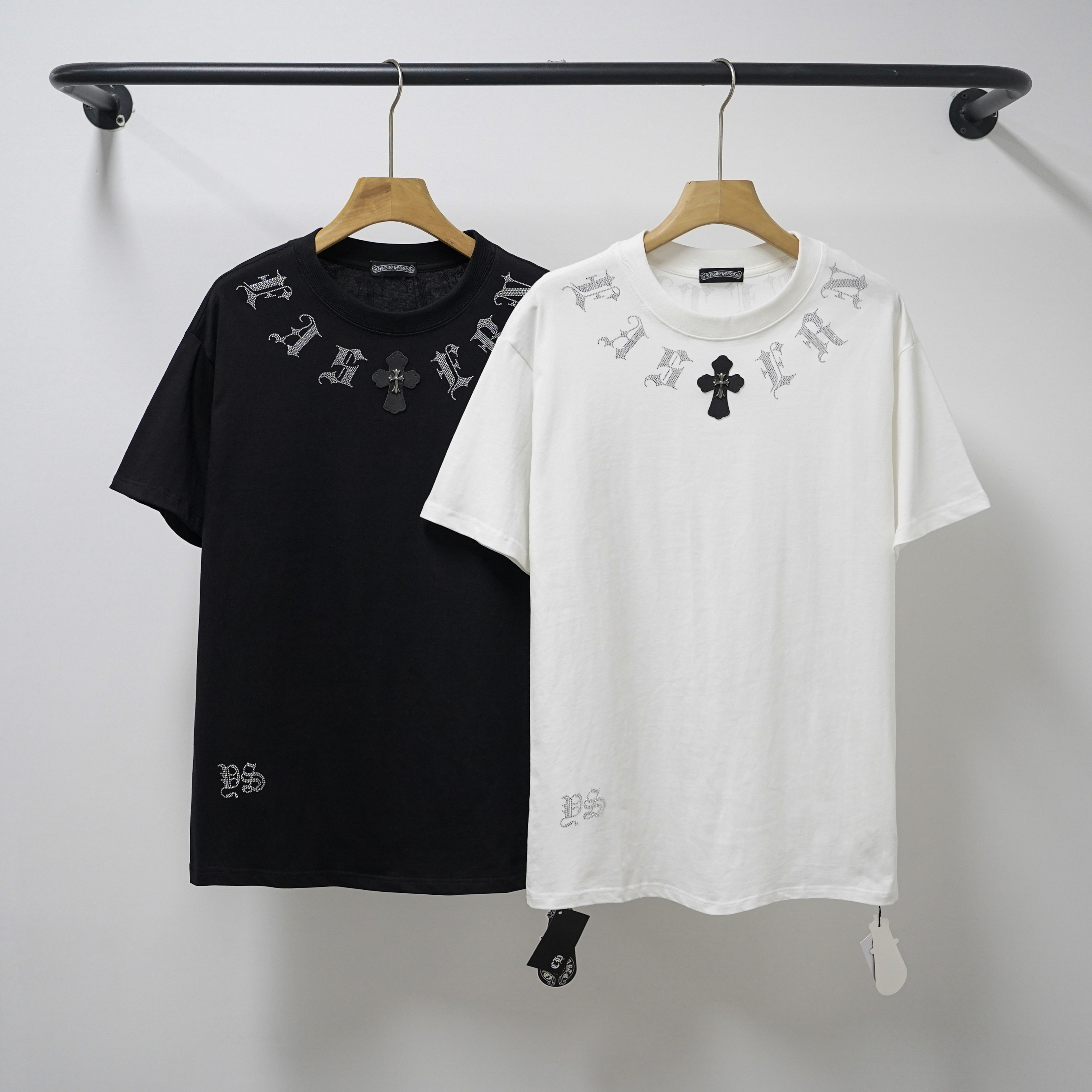 Chrome Hearts T-Shirt 2012 Black White P130