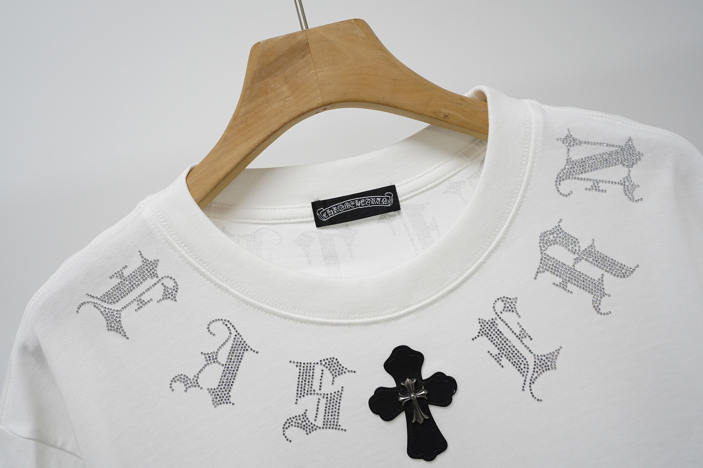 Chrome Hearts T-Shirt 2012 Black White P130