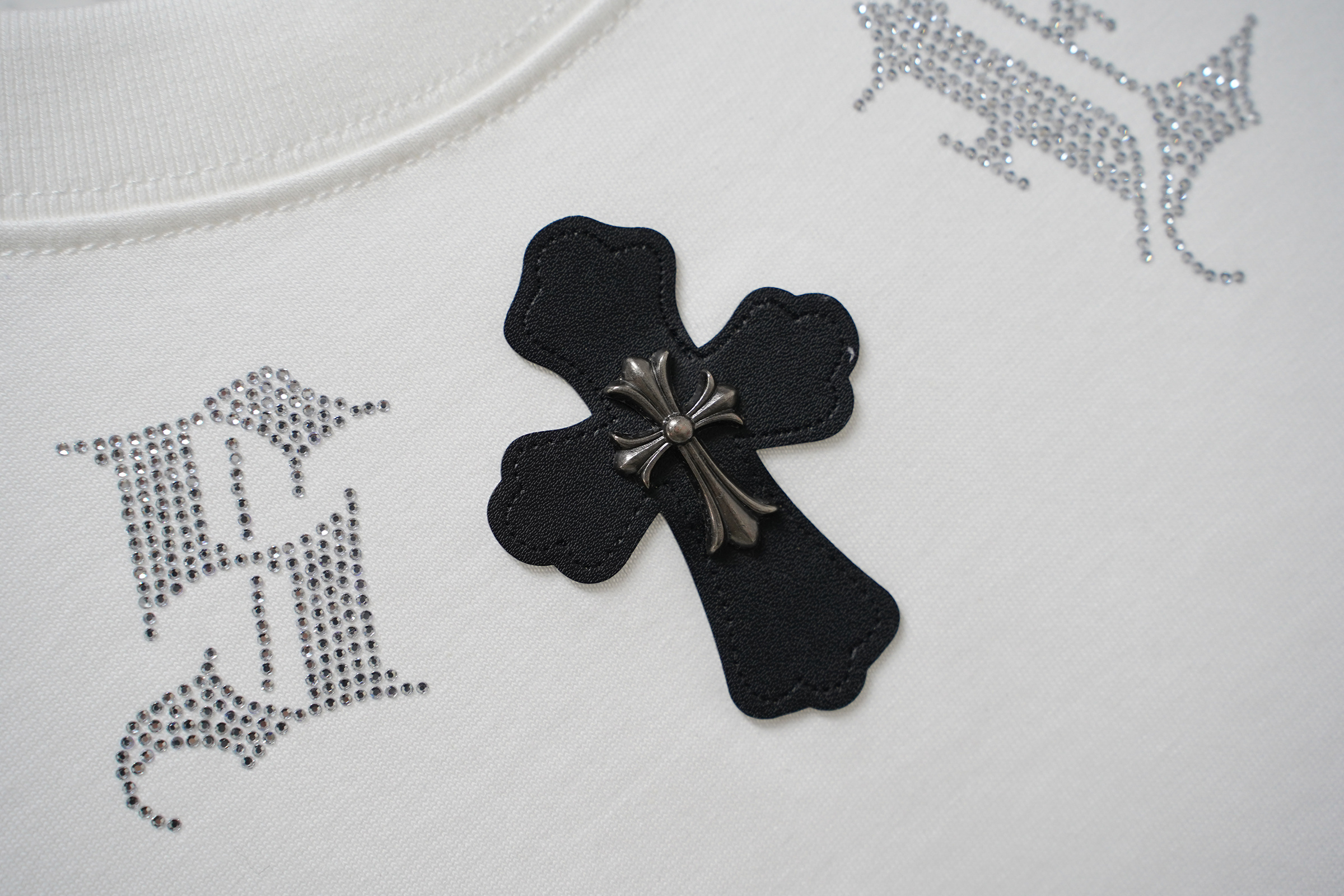 Chrome Hearts T-Shirt 2012 Black White P130