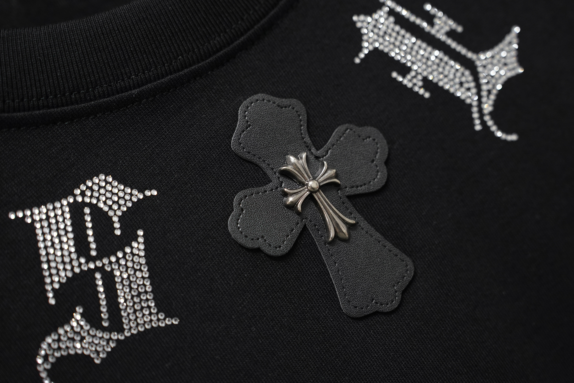 Chrome Hearts T-Shirt 2012 Black White P130