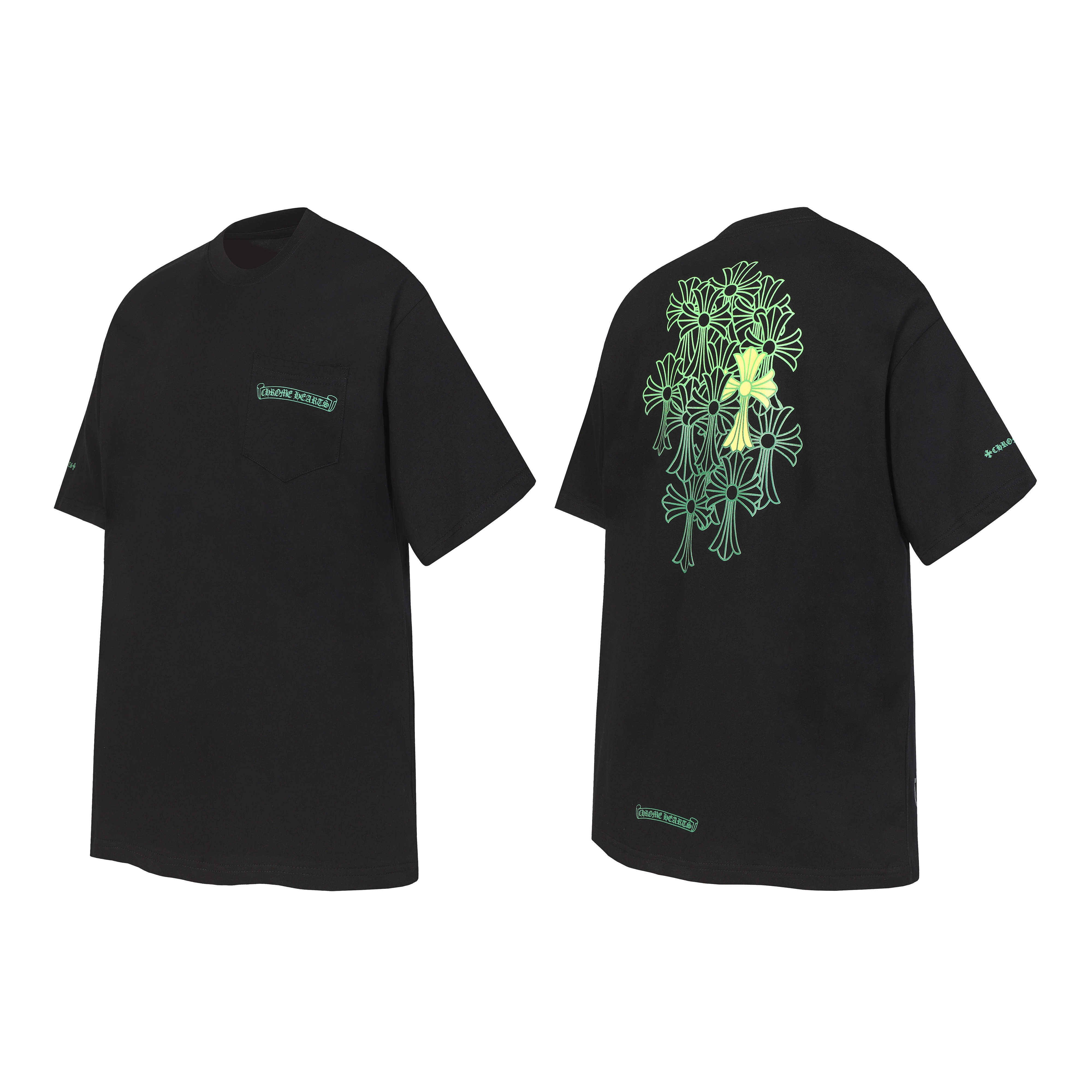 Chrome Hearts T-Shirt 2014 Black White P130