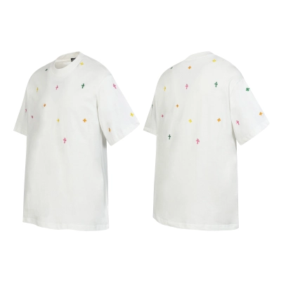 Chrome Hearts T-Shirt 2017 Black White P130 02