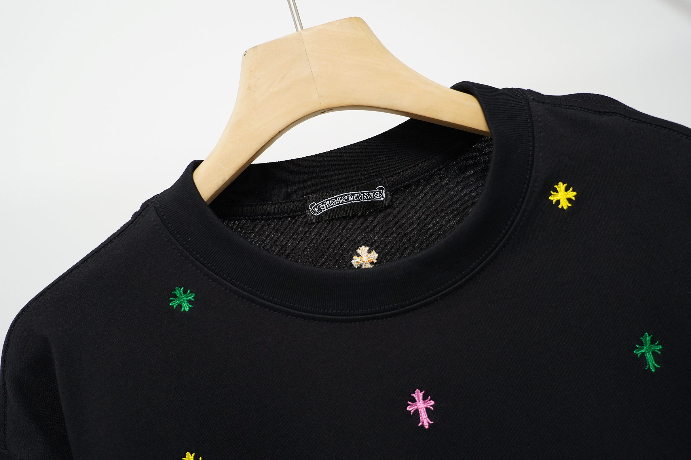 Chrome Hearts T-Shirt 2017 Black White P130