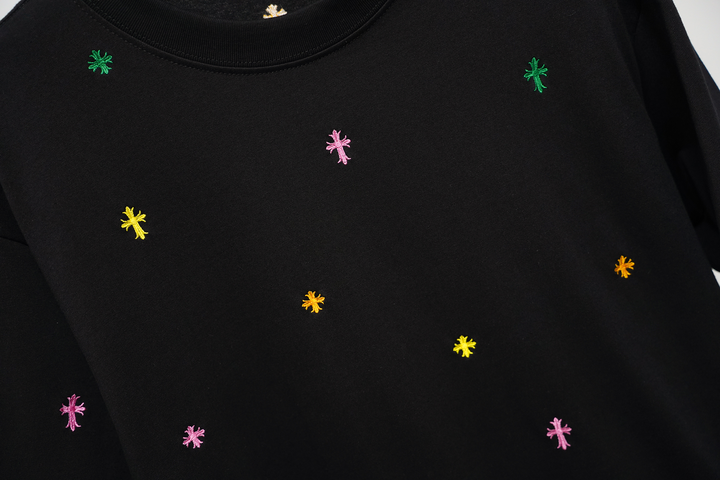 Chrome Hearts T-Shirt 2017 Black White P130