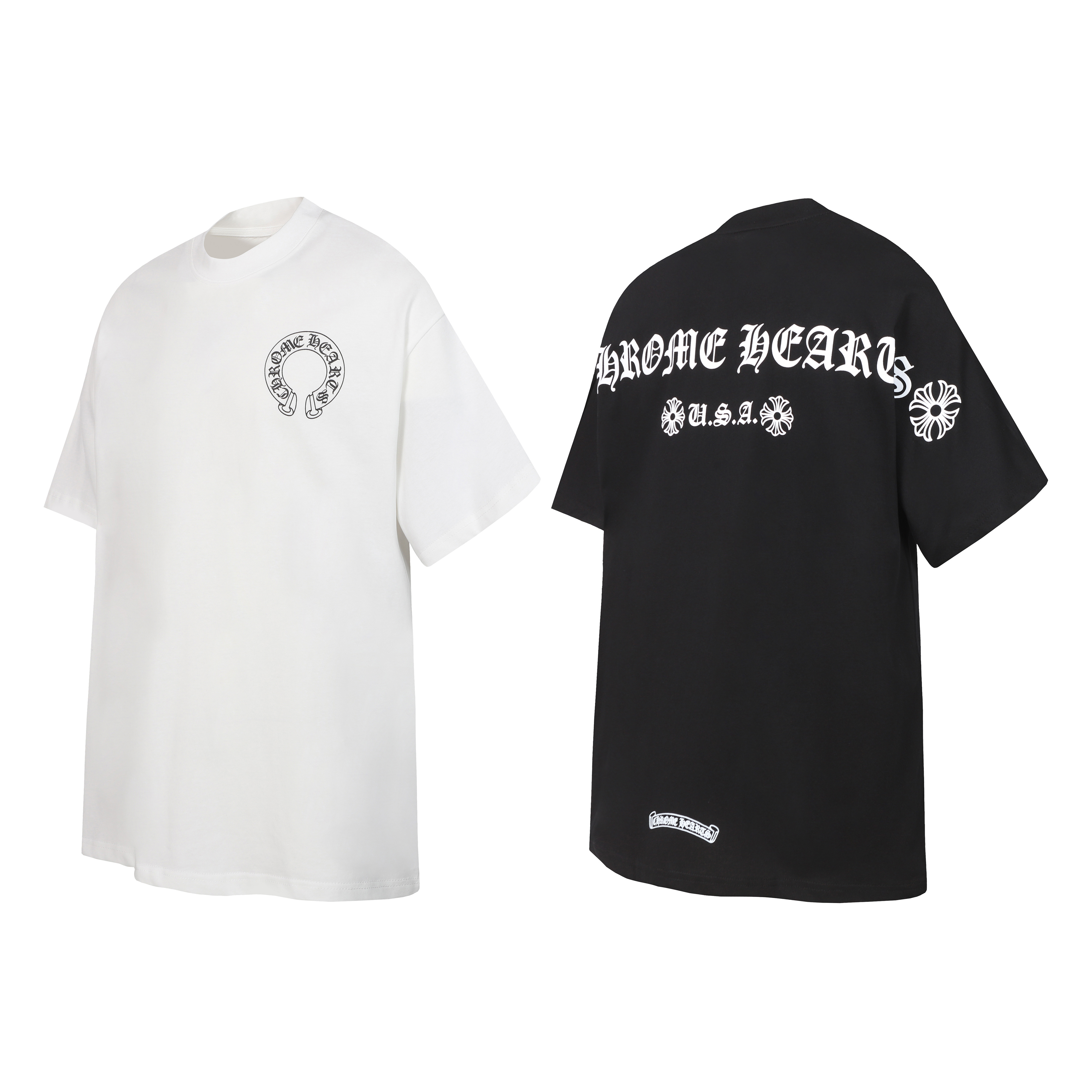 Chrome Hearts T-Shirt 2021 Black White Grey P130