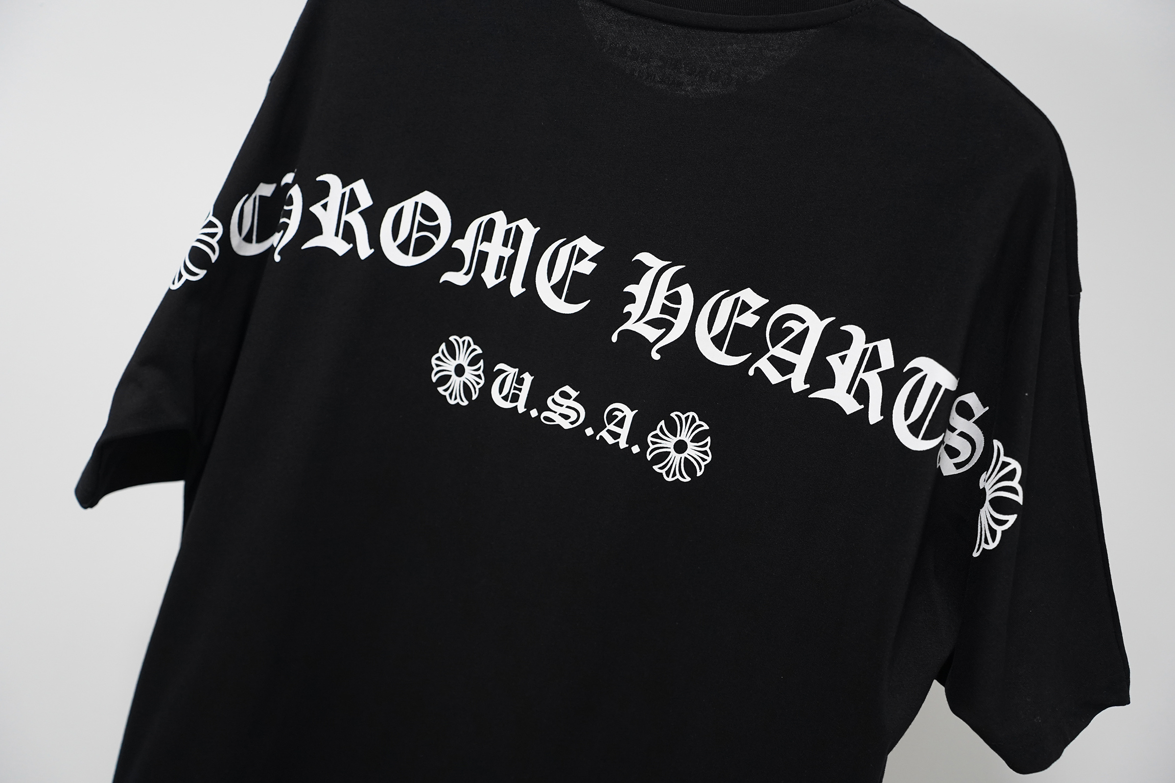 Chrome Hearts T-Shirt 2021 Black White Grey P130