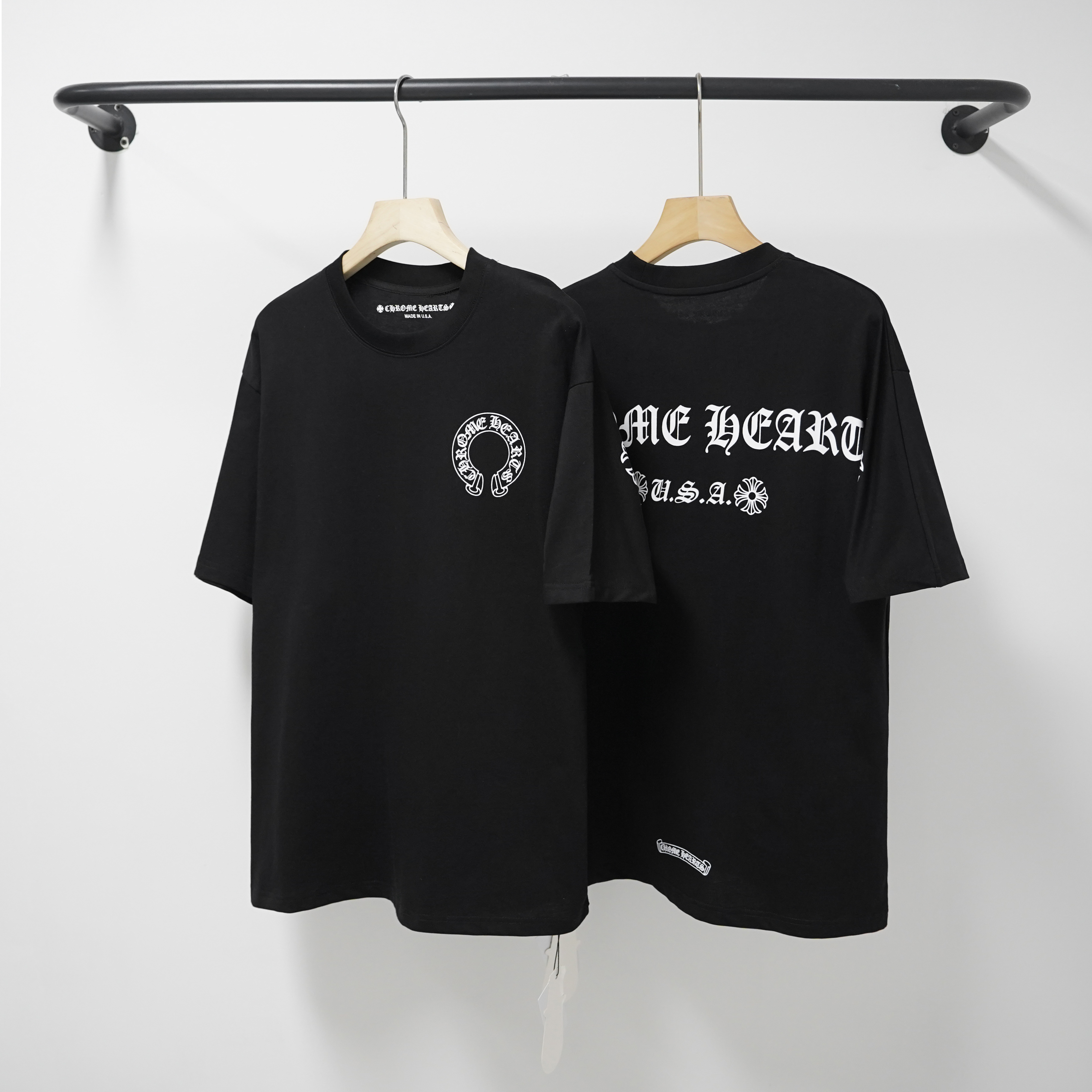 Chrome Hearts T-Shirt 2021 Black White Grey P130