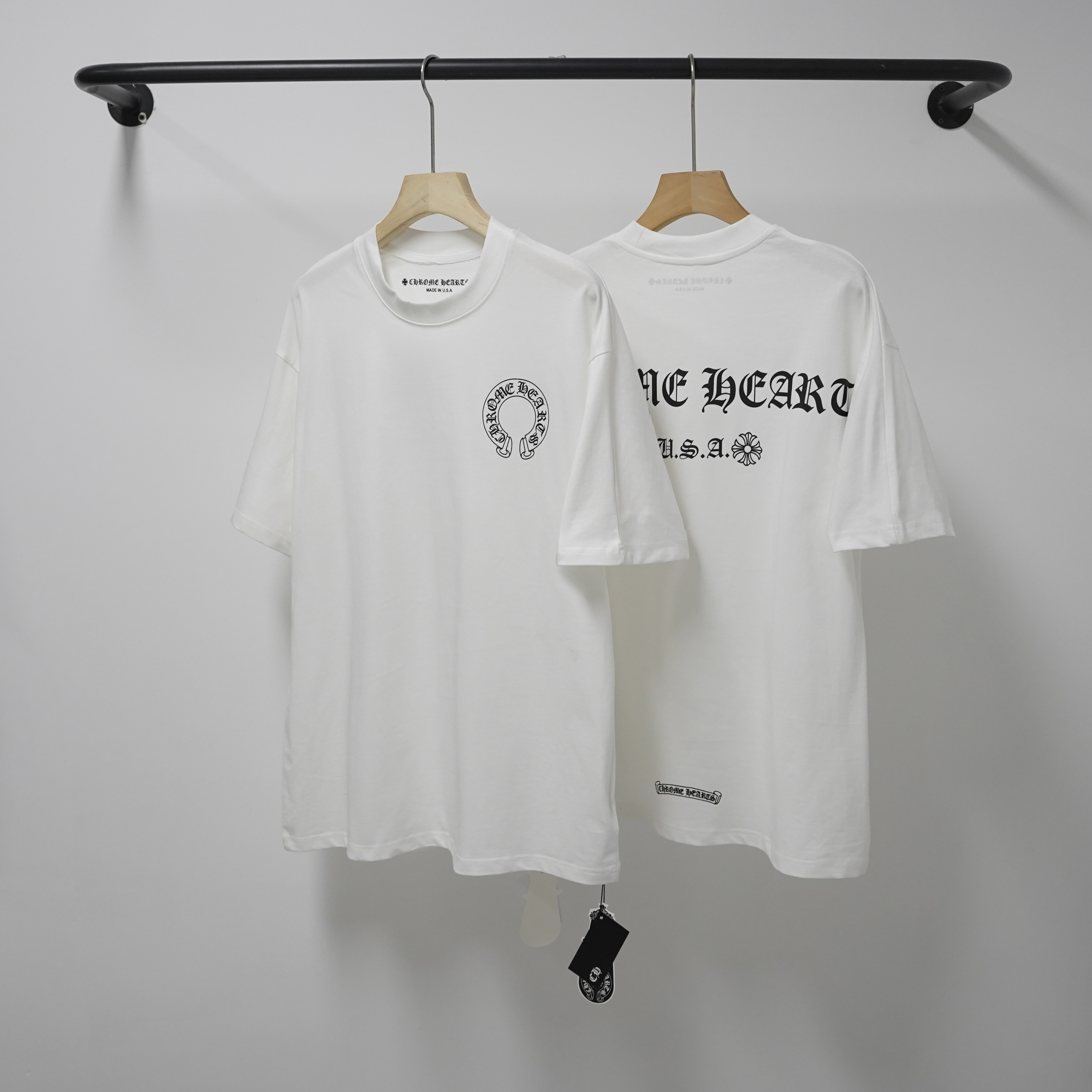 Chrome Hearts T-Shirt 2021 Black White Grey P130