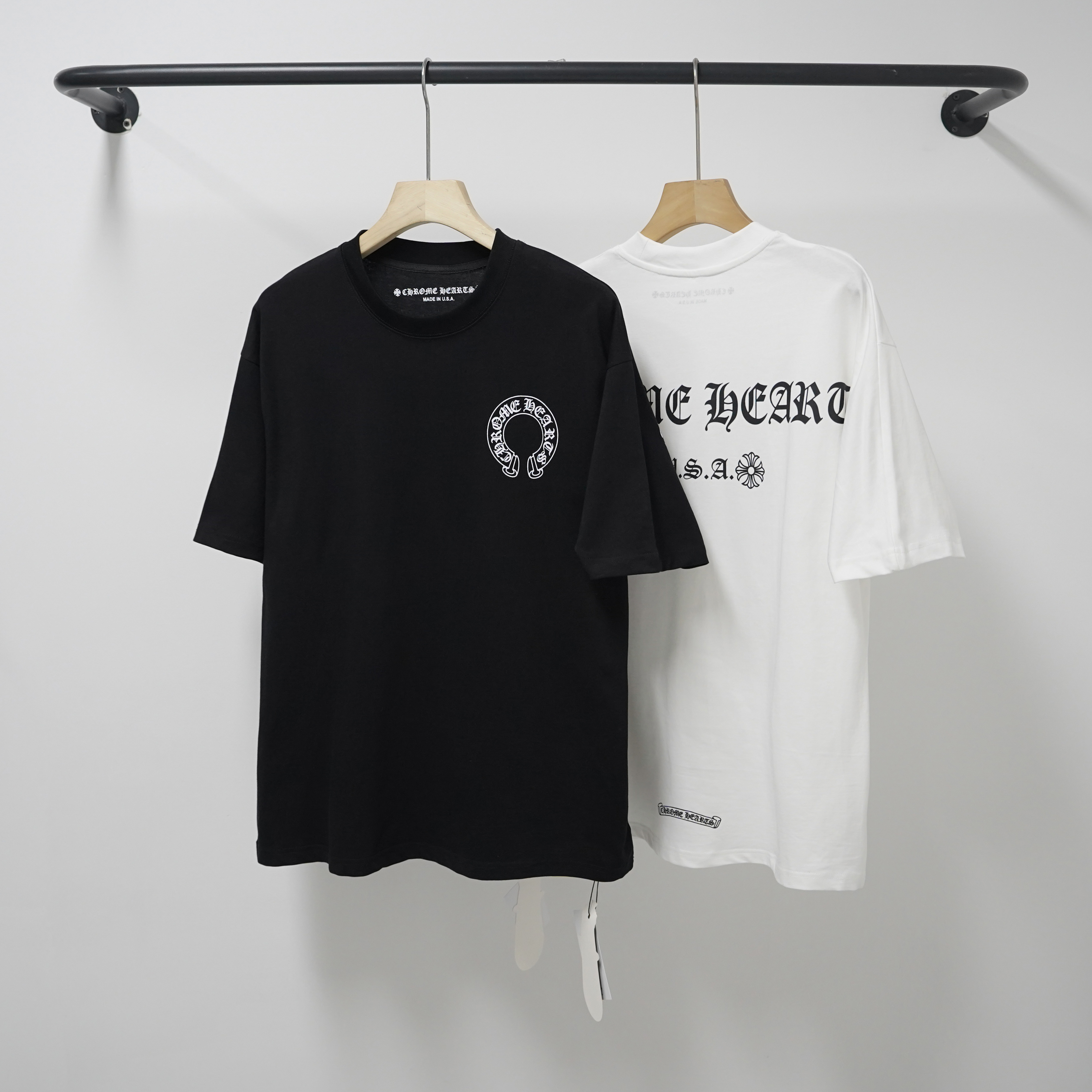 Chrome Hearts T-Shirt 2021 Black White Grey P130
