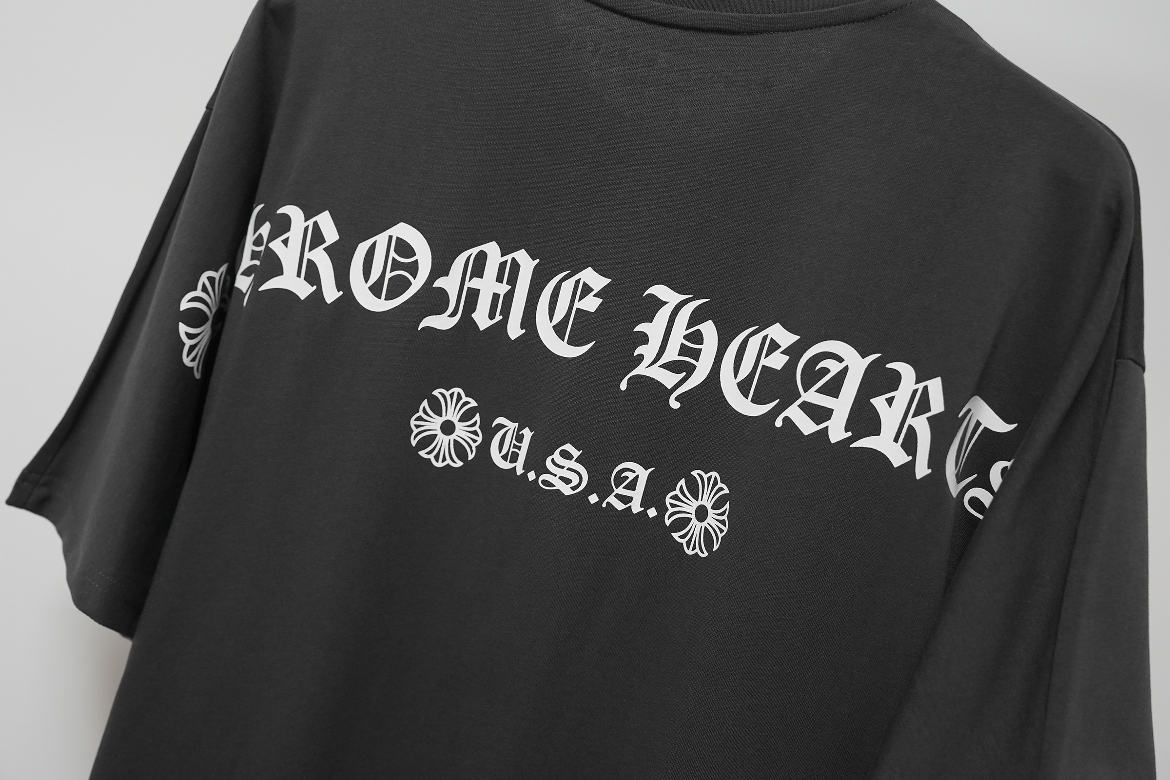 Chrome Hearts T-Shirt 2021 Black White Grey P130