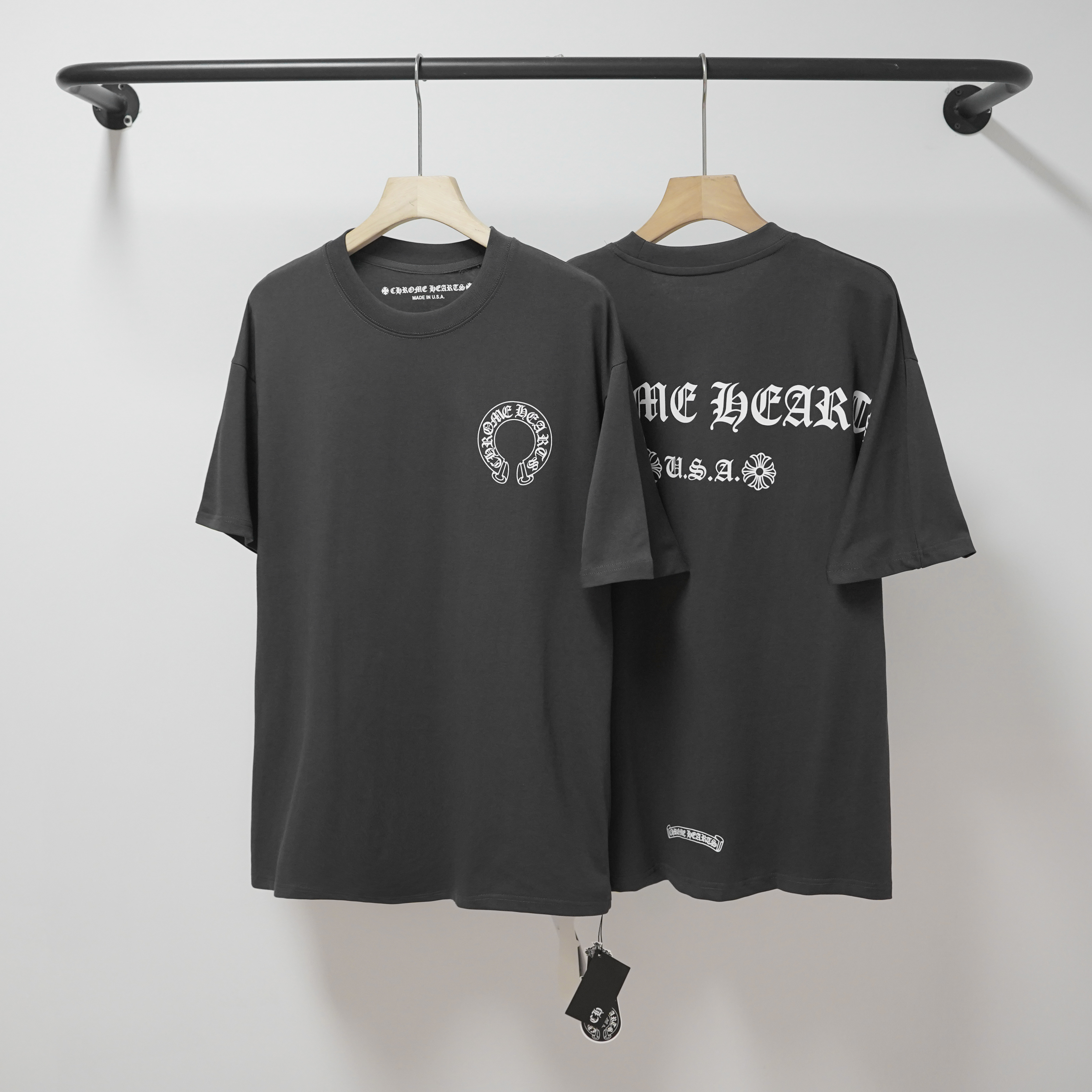 Chrome Hearts T-Shirt 2021 Black White Grey P130