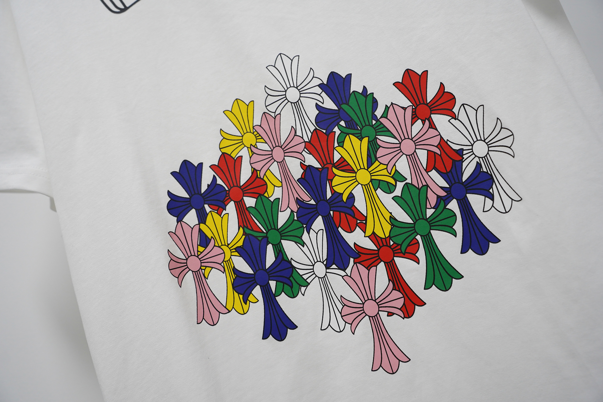 Chrome Hearts T-Shirt 2202 Black White P130