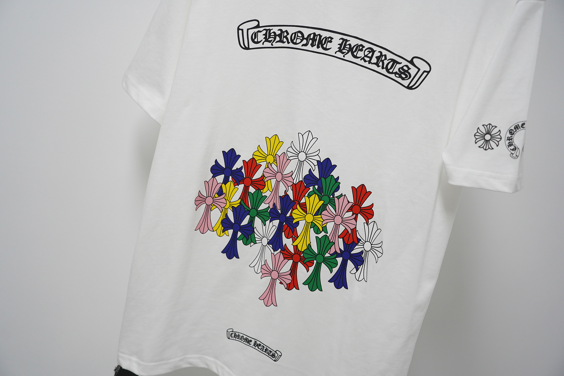 Chrome Hearts T-Shirt 2202 Black White P130