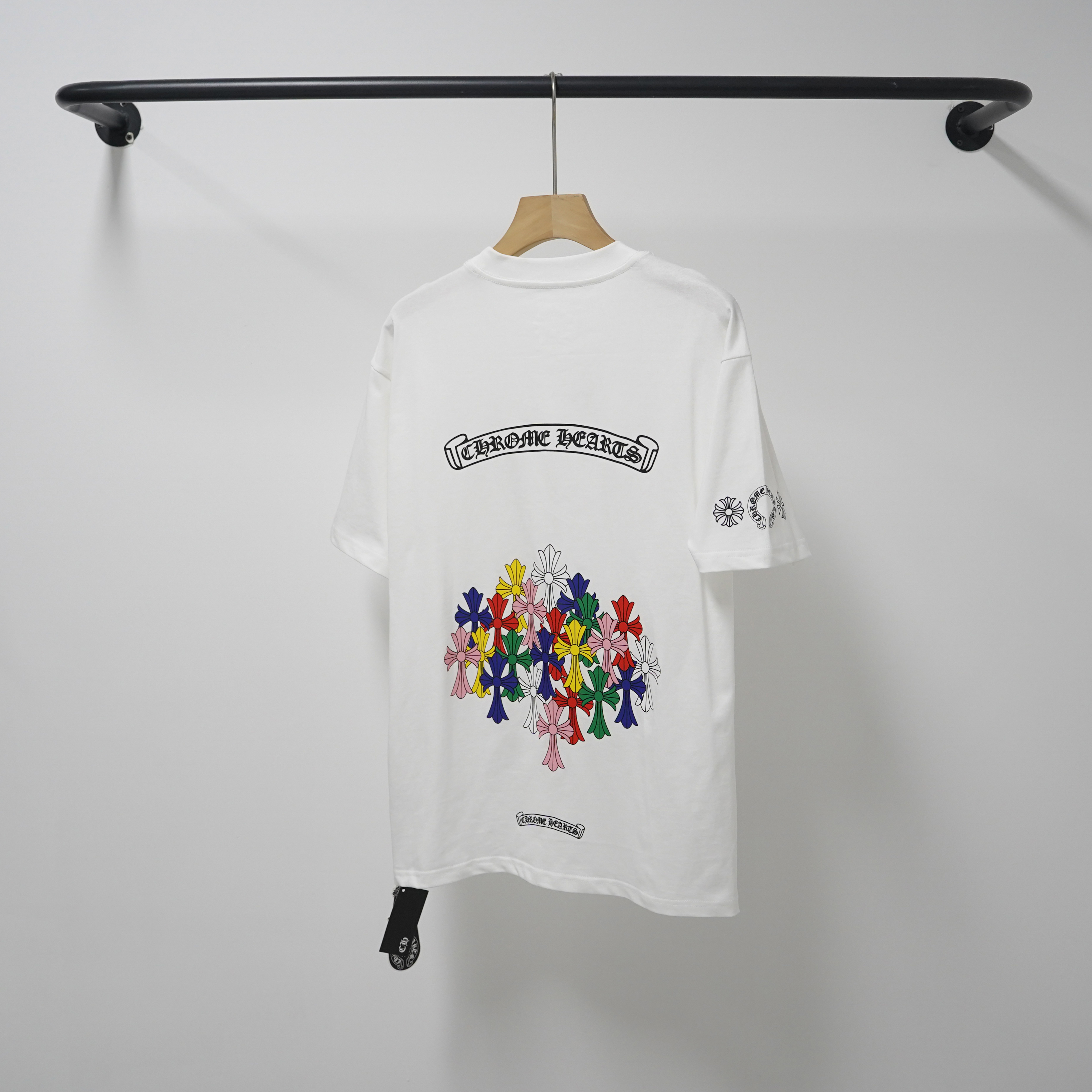 Chrome Hearts T-Shirt 2202 Black White P130