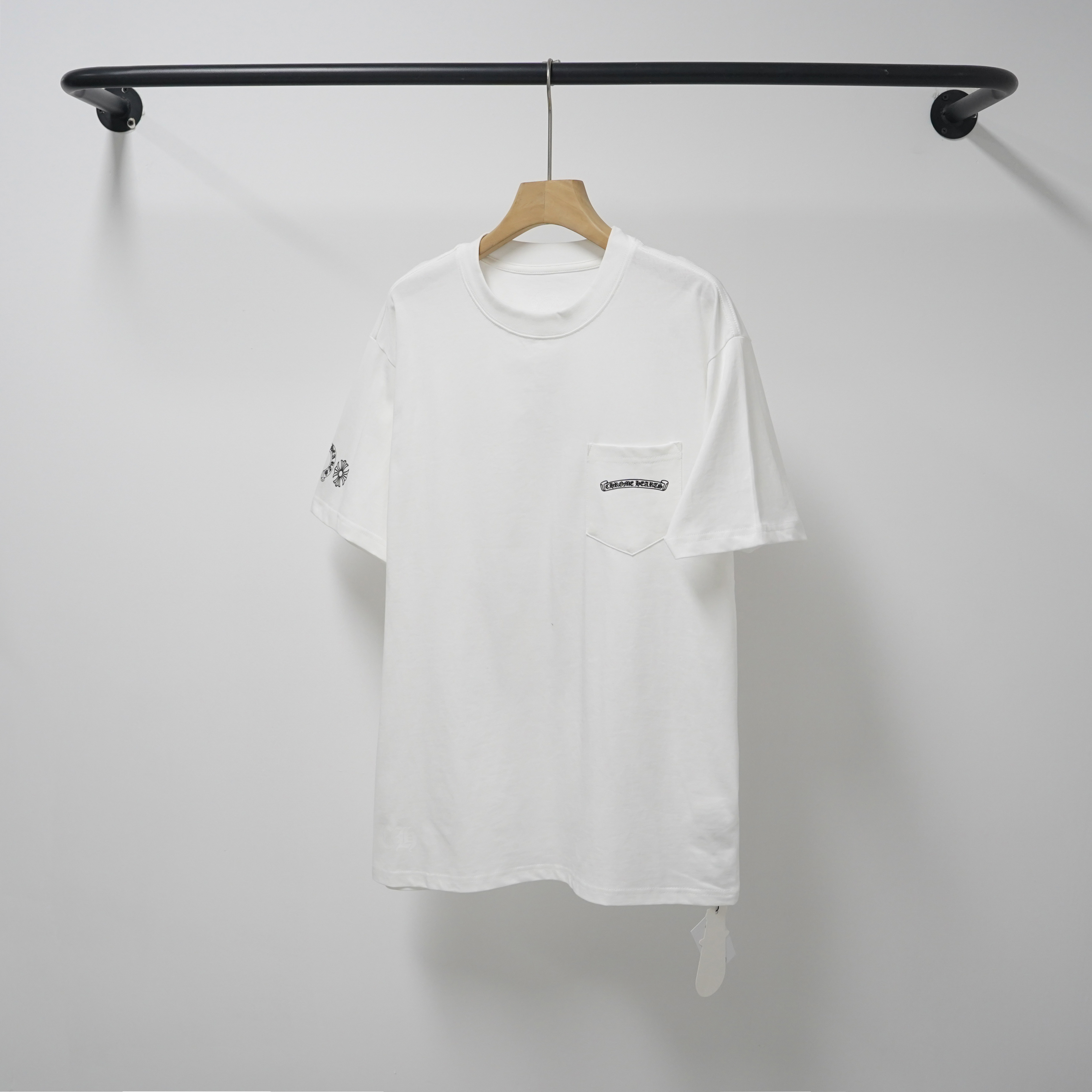 Chrome Hearts T-Shirt 2202 Black White P130