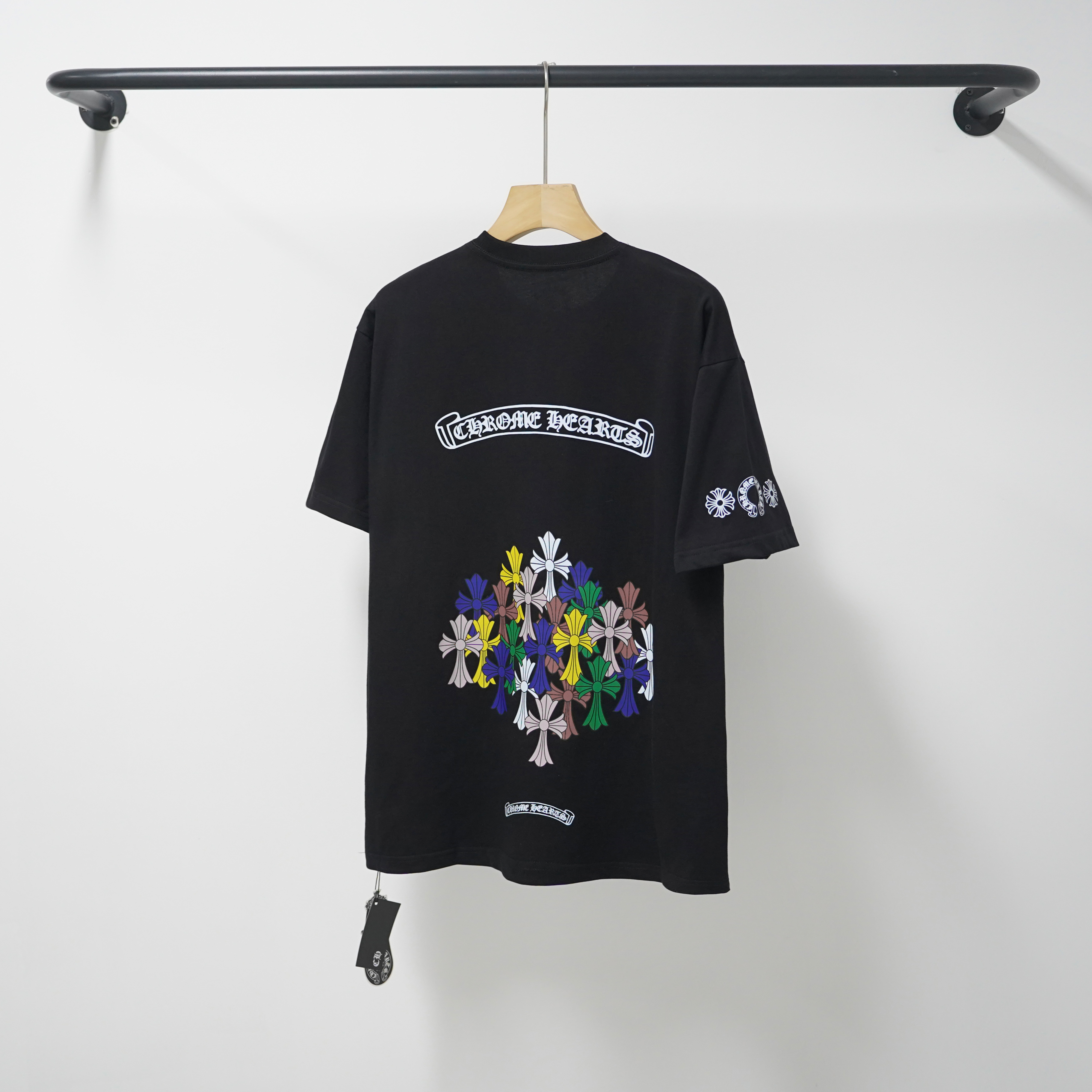 Chrome Hearts T-Shirt 2202 Black White P130