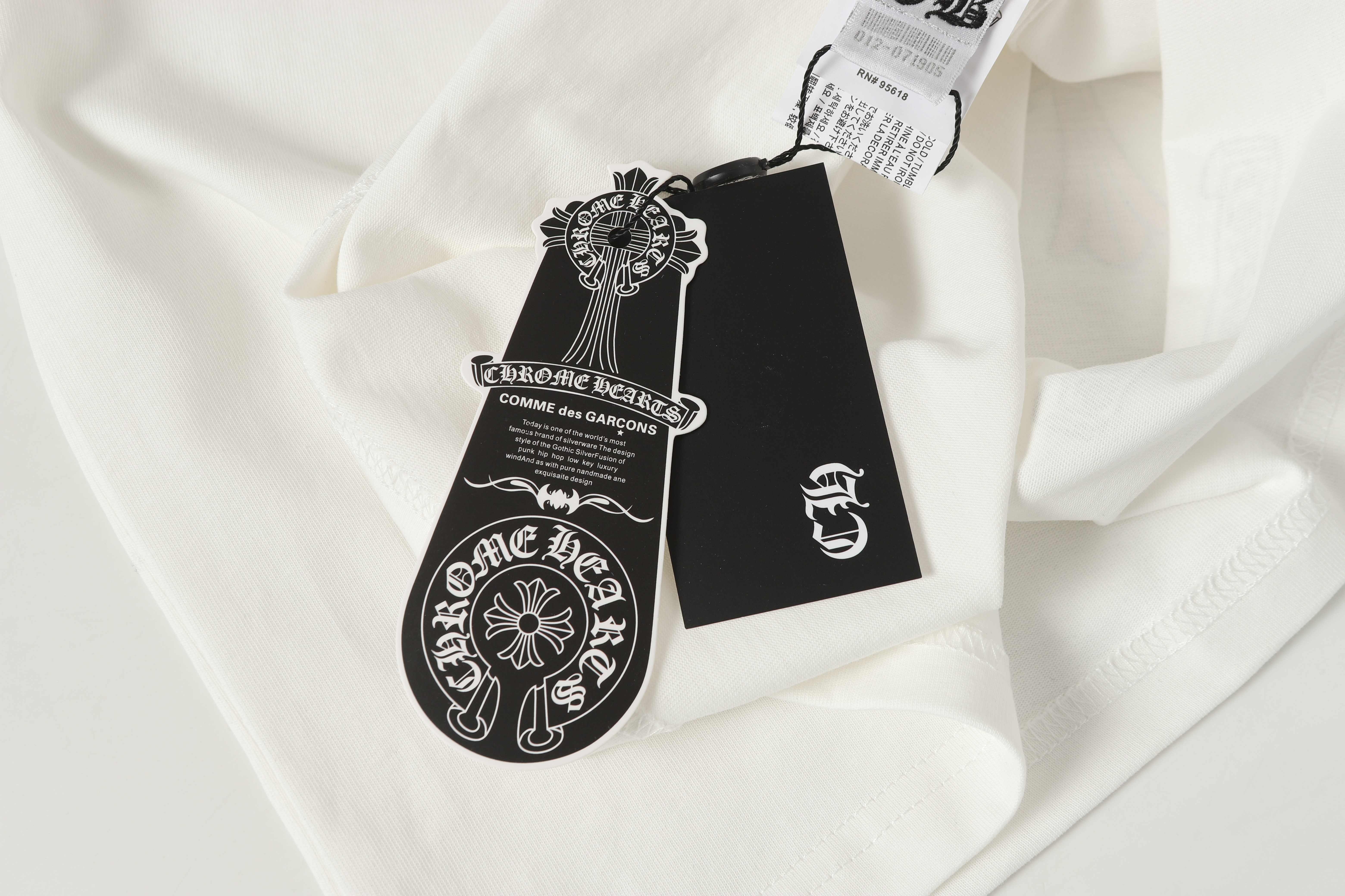 Chrome Hearts T-Shirt 2202 Black White P130