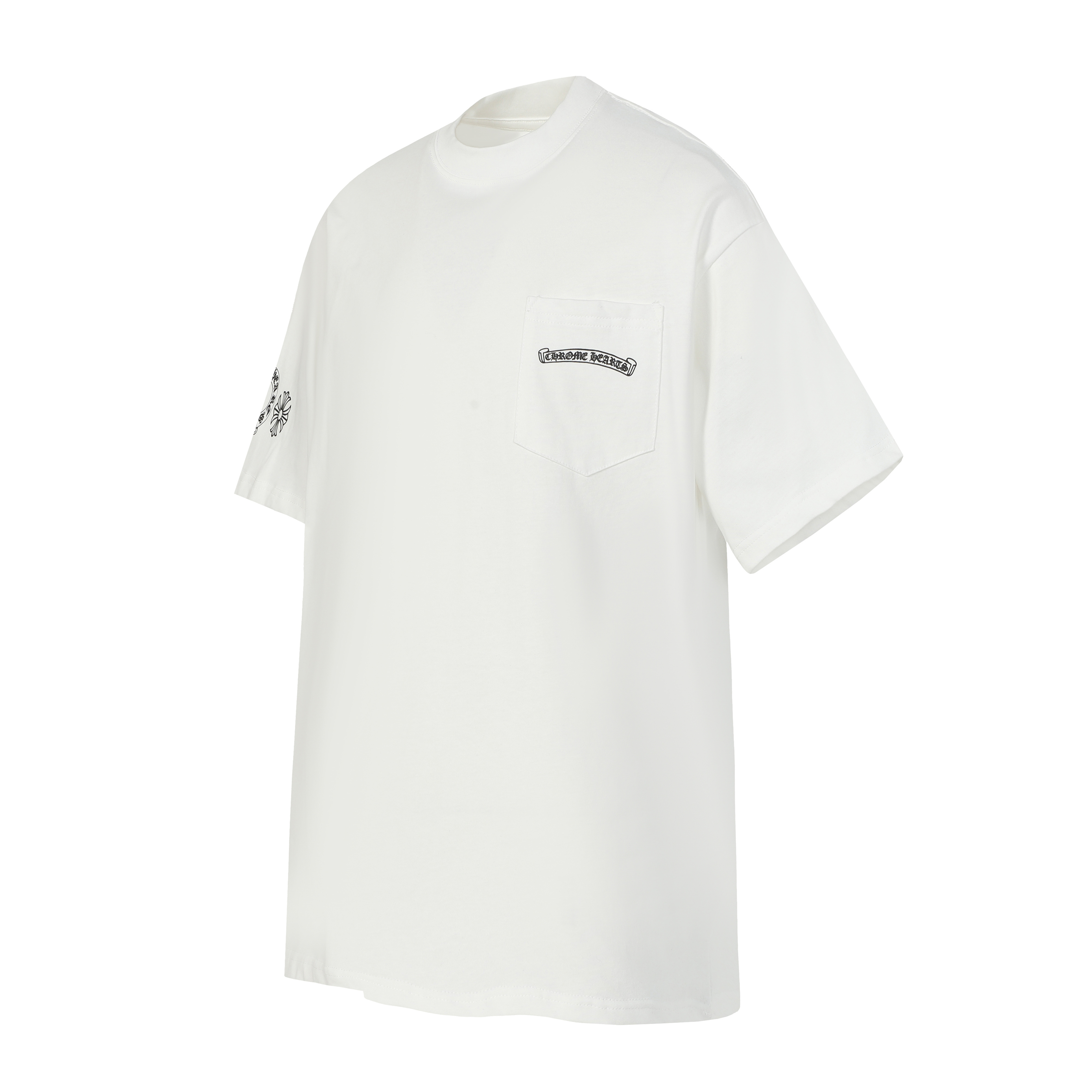 Chrome Hearts T-Shirt 2202 Black White P130