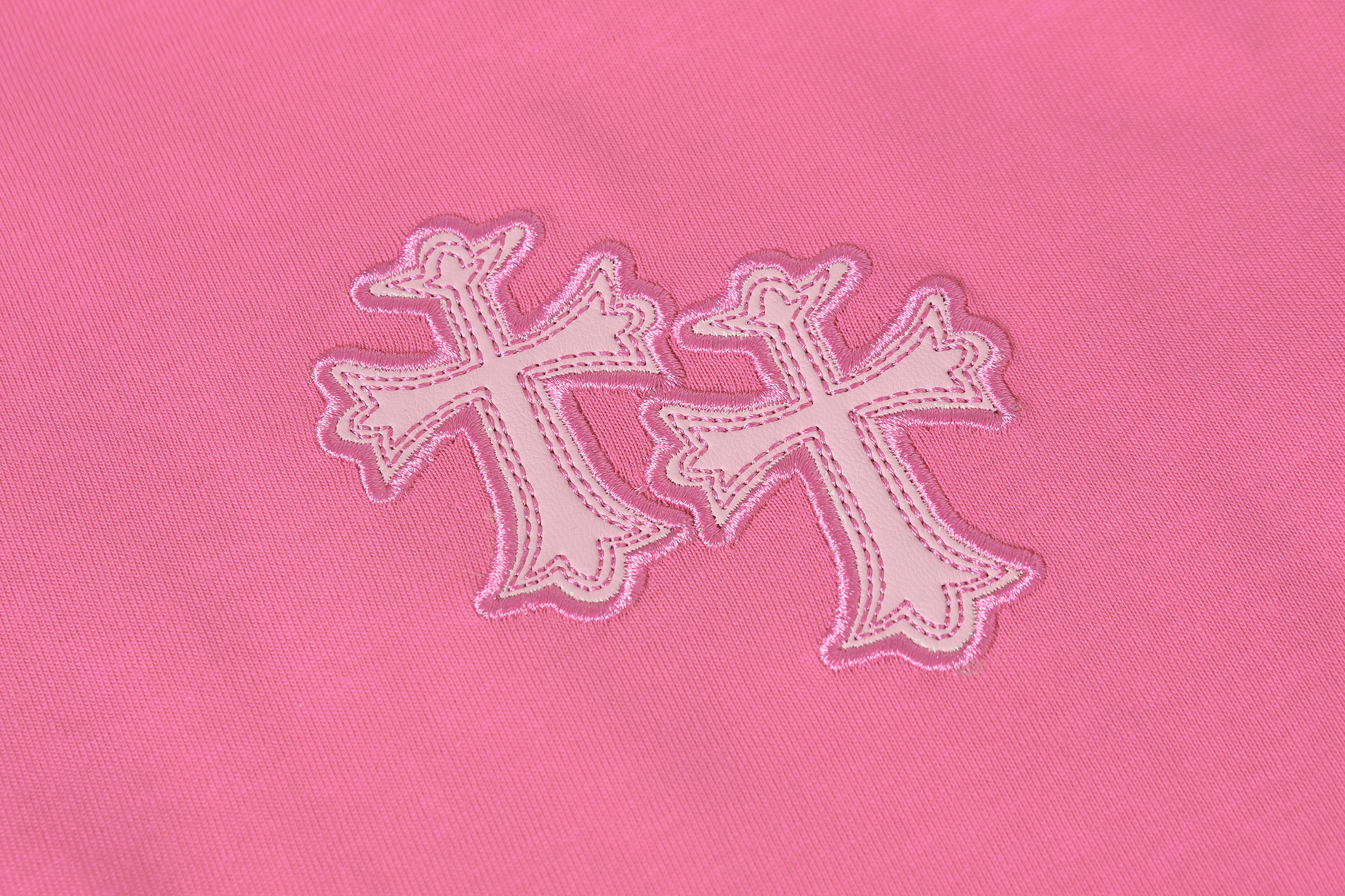 Chrome Hearts T-Shirt 2207 Black White Pink P130